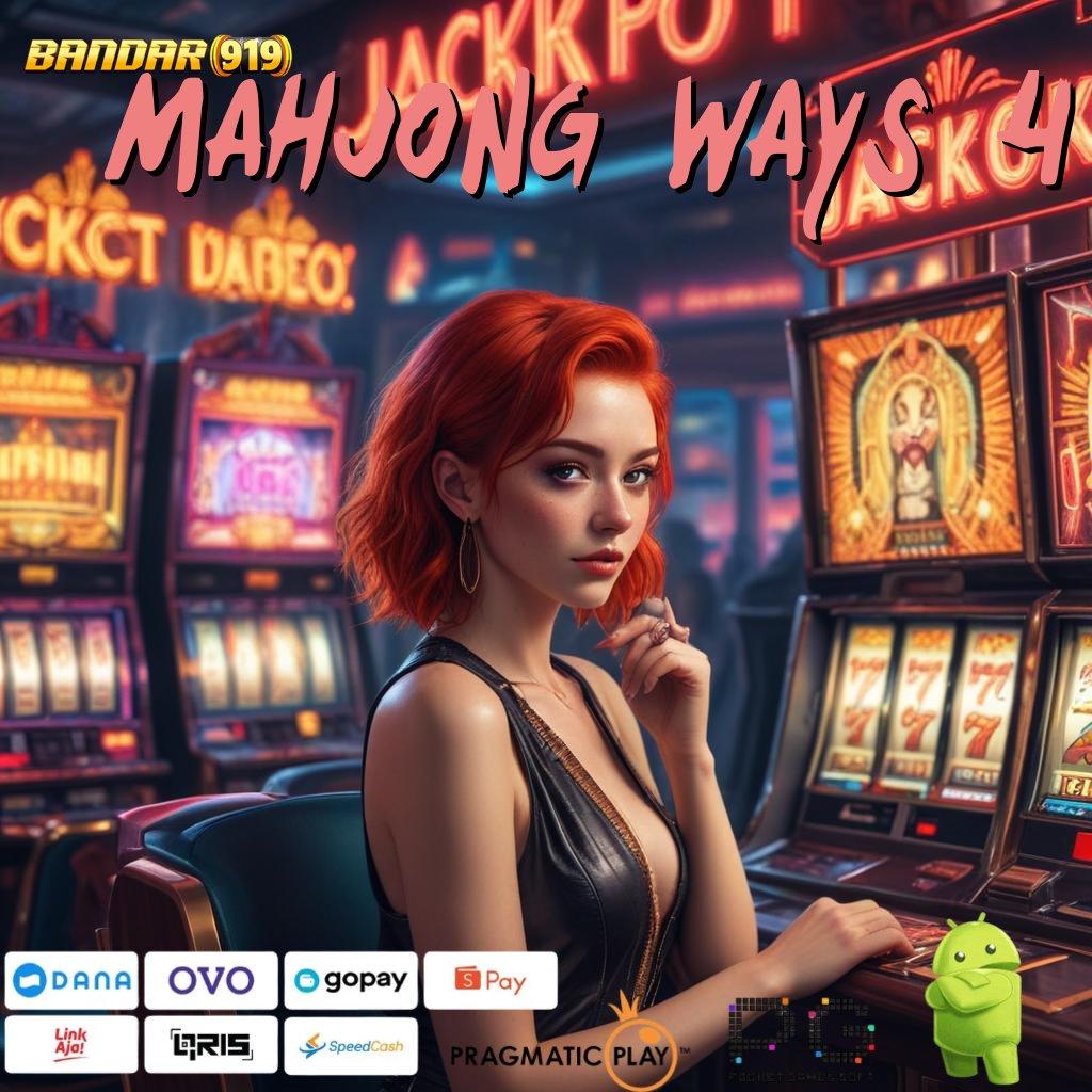 MAHJONG WAYS 4 , Pilihan Spin Terbaik untuk Pemain Profesional