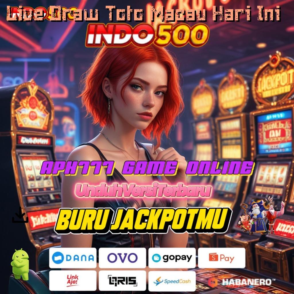 Live Draw Toto Macau Hari Ini