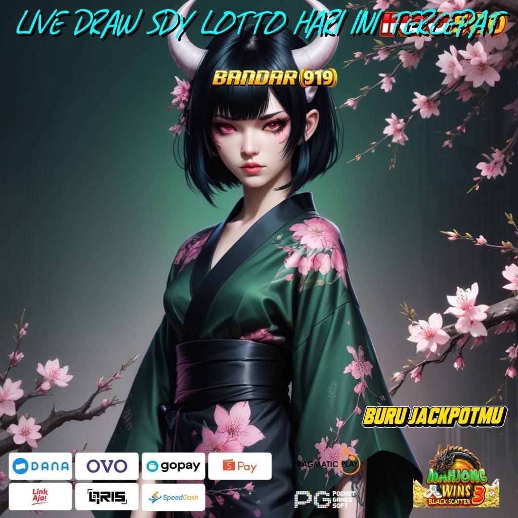 LIVE DRAW SDY LOTTO HARI INI TERCEPAT , fresh komplit member kaya bri versi