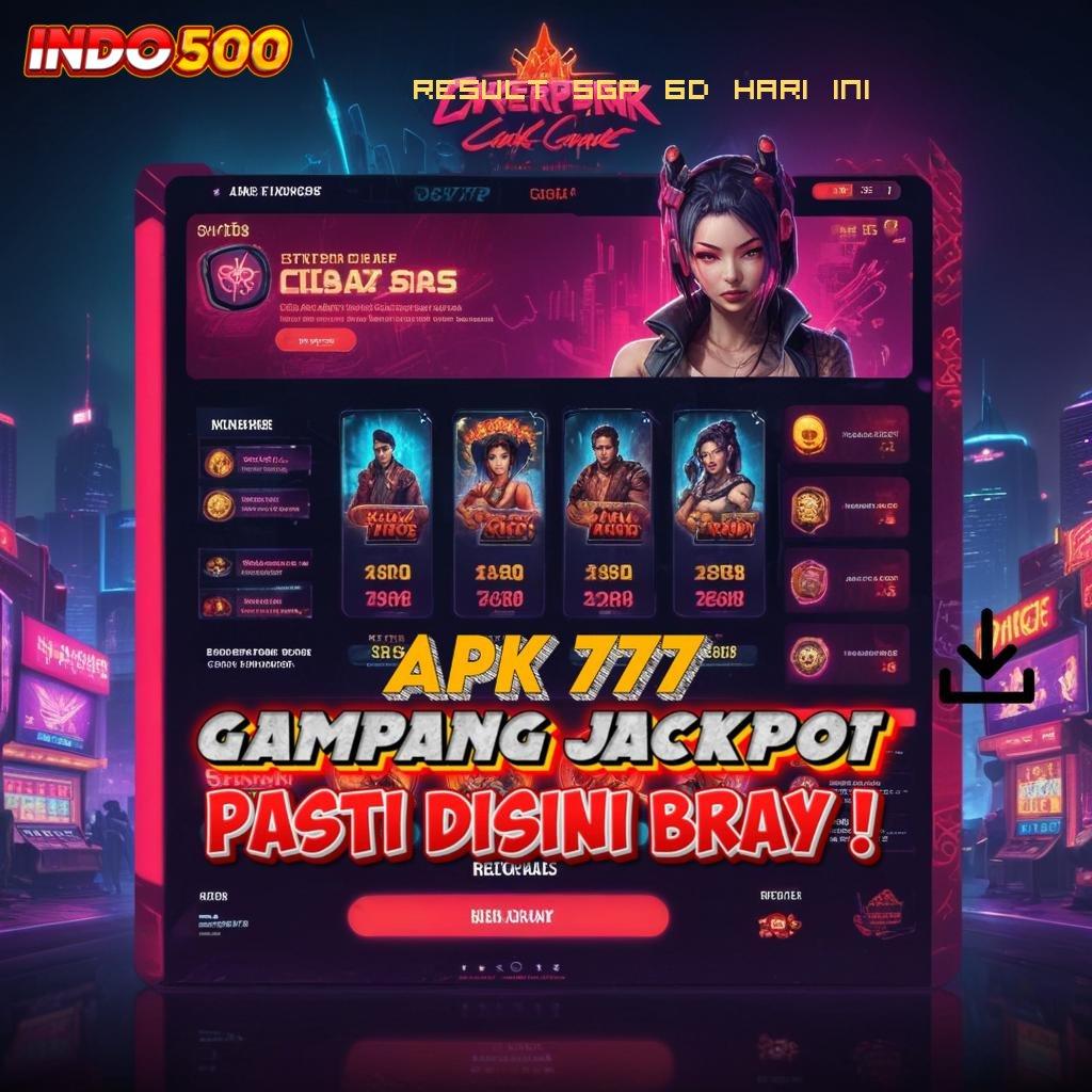 RESULT SGP 6D HARI INI Model Terbaru Komitmen Pasti Spin Maksimal