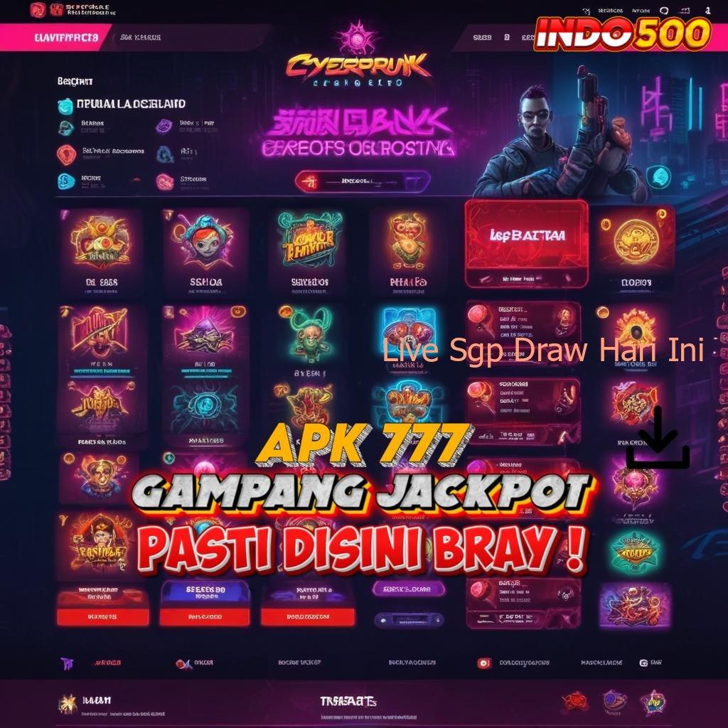 Live Sgp Draw Hari Ini