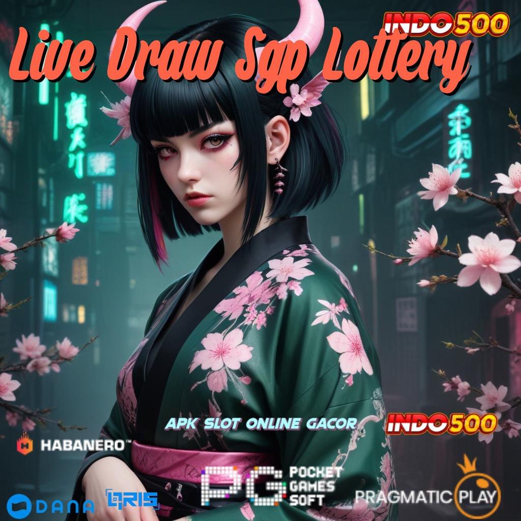 Live Draw Sgp Lottery