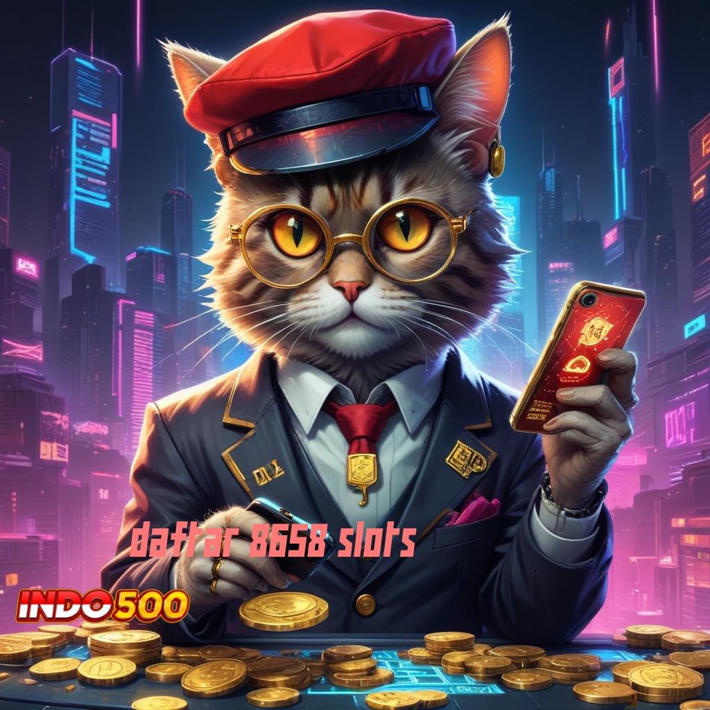 DAFTAR 8658 SLOTS ⚌ kejutan spin langsung untung berkembang ganda