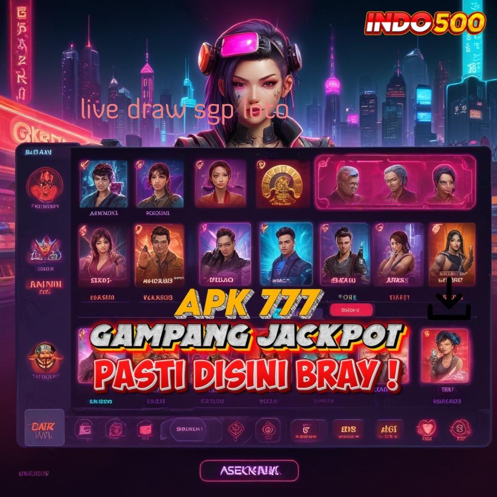 LIVE DRAW SGP LOTO ⚡ tempat berkumpul mesin hoki tiada henti